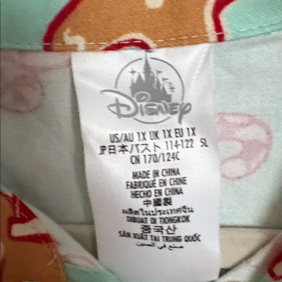 Disney Parks Mint Gingerbread  CandyCane Holiday Christmas Mickey Pajama  Set - Picture 2 of 10